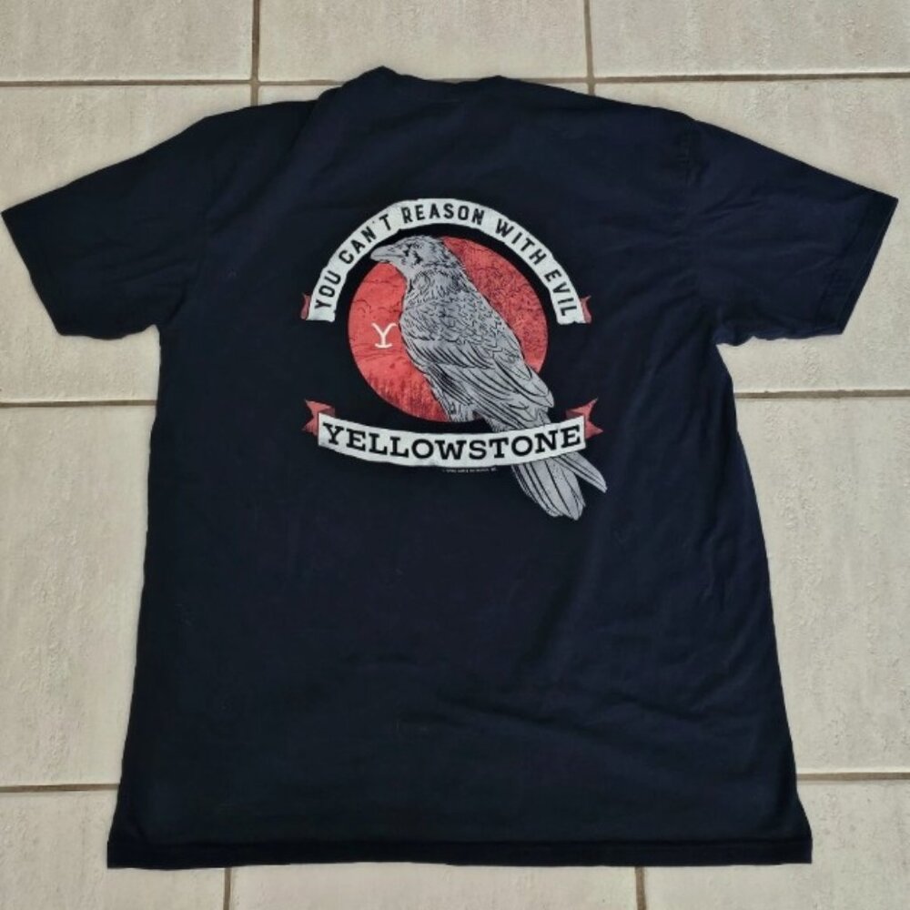 Mens Yellowstone You Can't Reason With Evil Dutton Ranch Shirt Extra Large XL